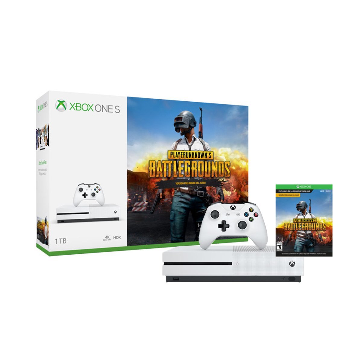 Consola Xbox One S 1Tb + Xbox One Playerunknown's Battlegrounds