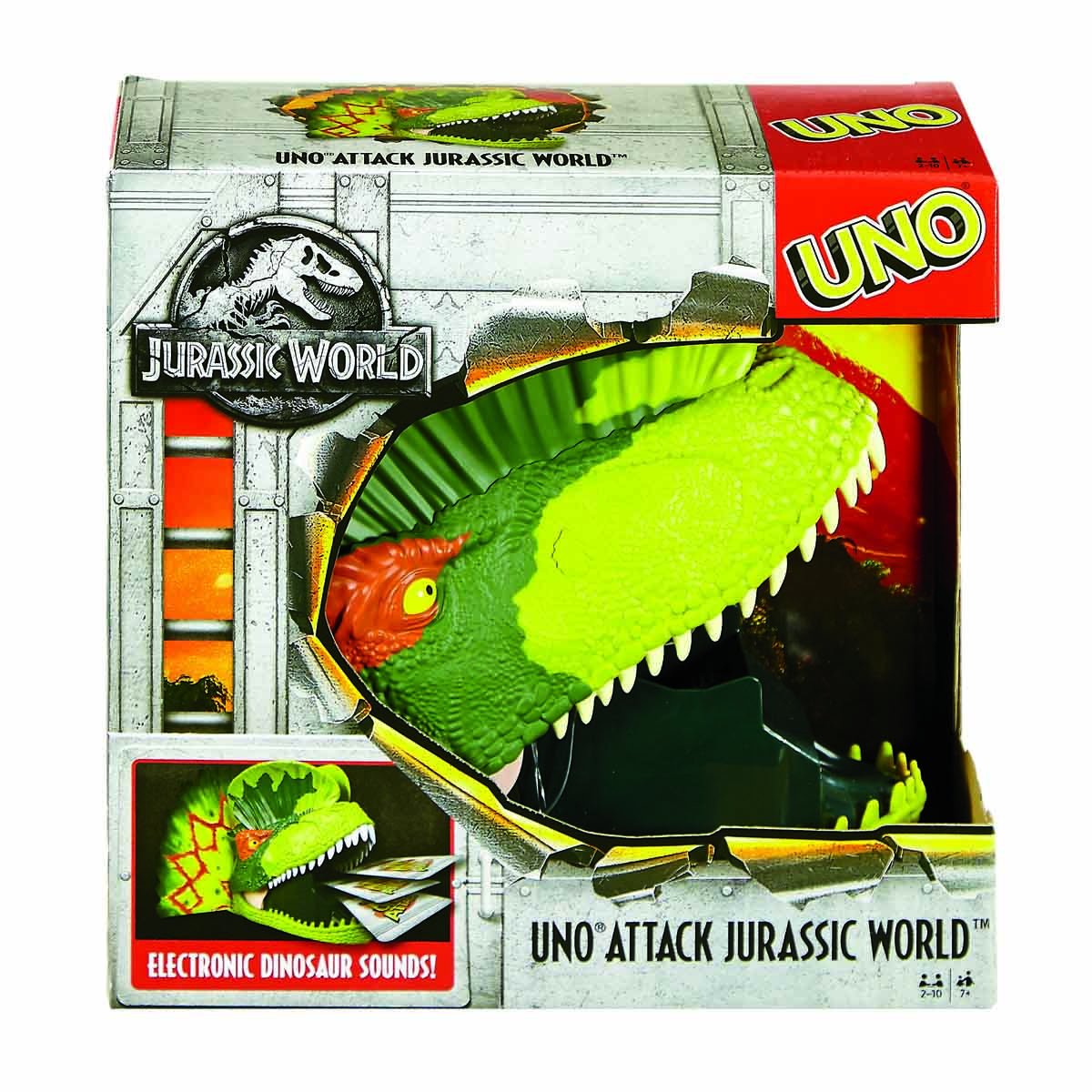 Uno Dino Attack Mattel