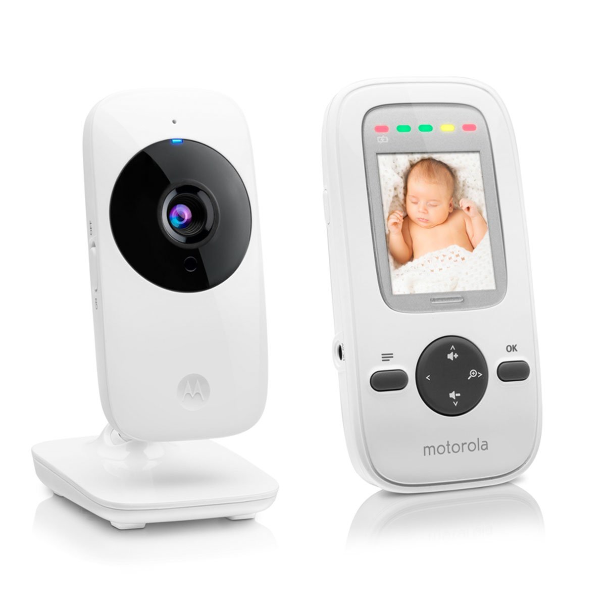 Videocámara-Monitor para Bebes Motorola Mbp481 Blanco