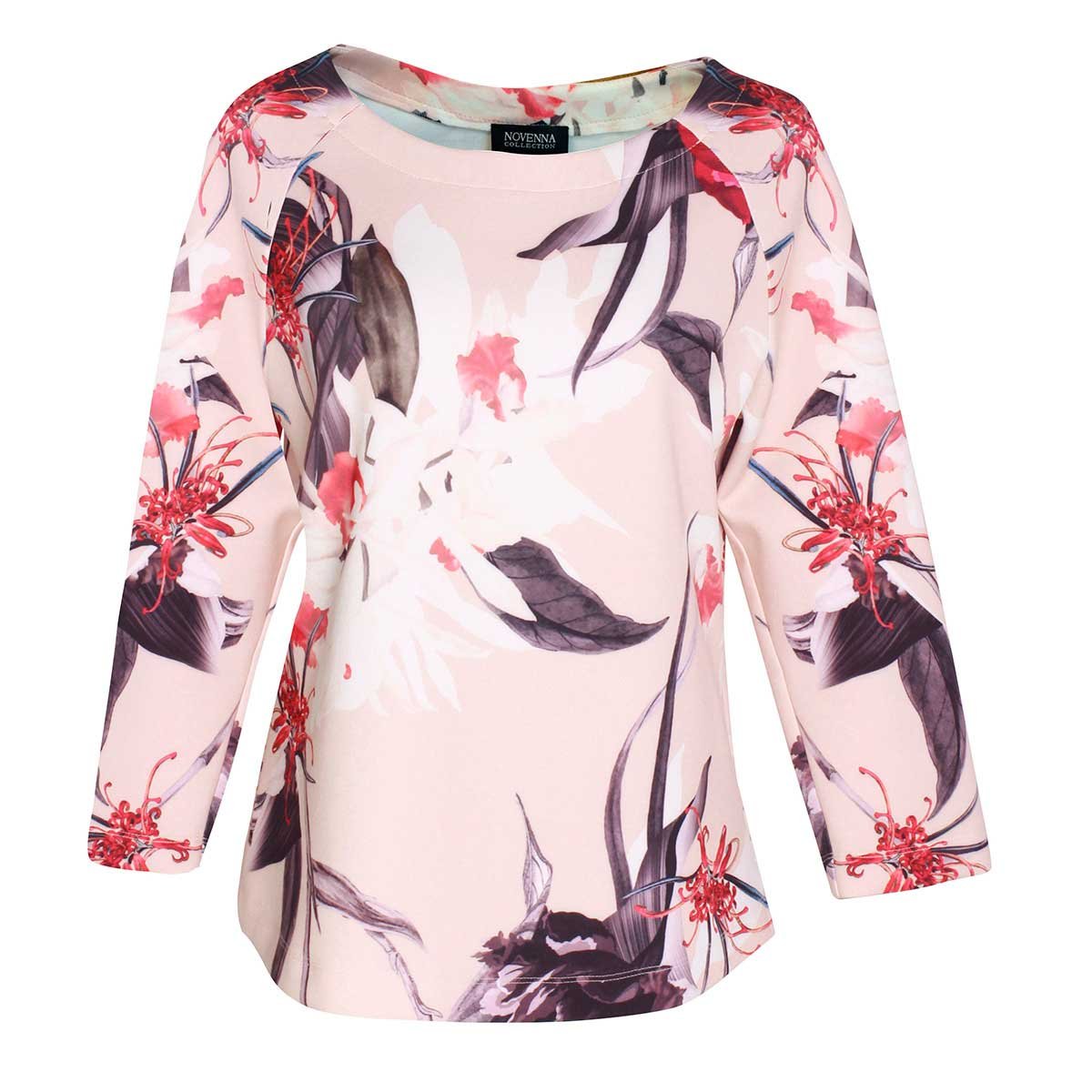 Blusa Estampado Colorido Novenna Collection Blusa Estampado Colorido Novenna Collection