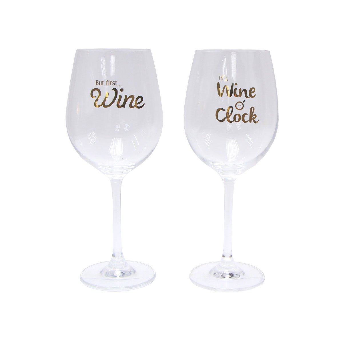 Set de 2 Copas para Vino 17.2 Oz Oro Top Choice