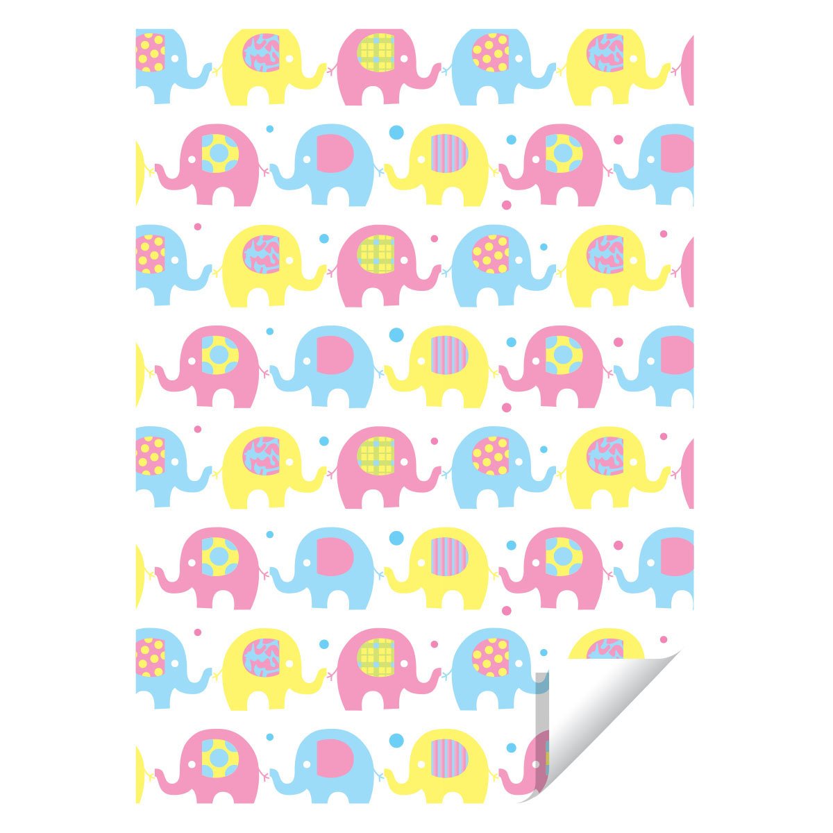 Papel Couche Elefantitos Colores C25 Pliegos Calton