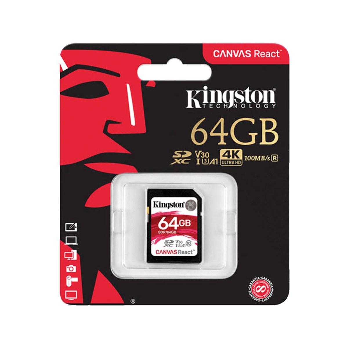 Memoria Sd Kingston 64Gb Sdr 10 Uhs-I U3