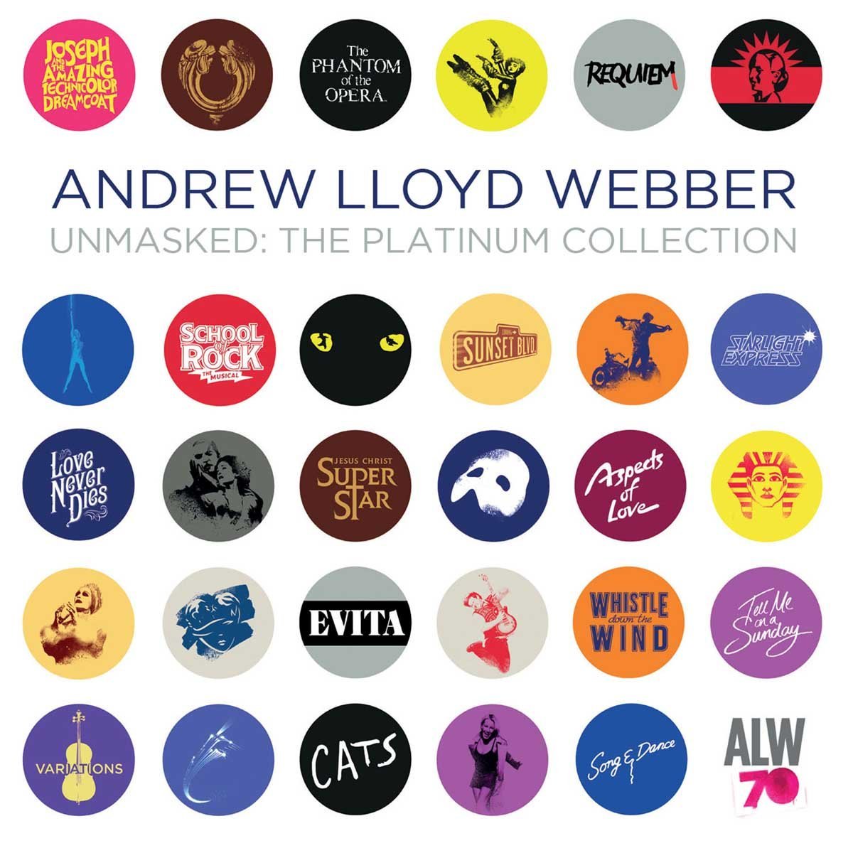 2 Cds Andrew Lloyd Webber Unmasked The Platinum Collection