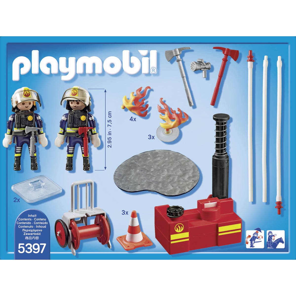 Equipo de Bomberos Playmobil