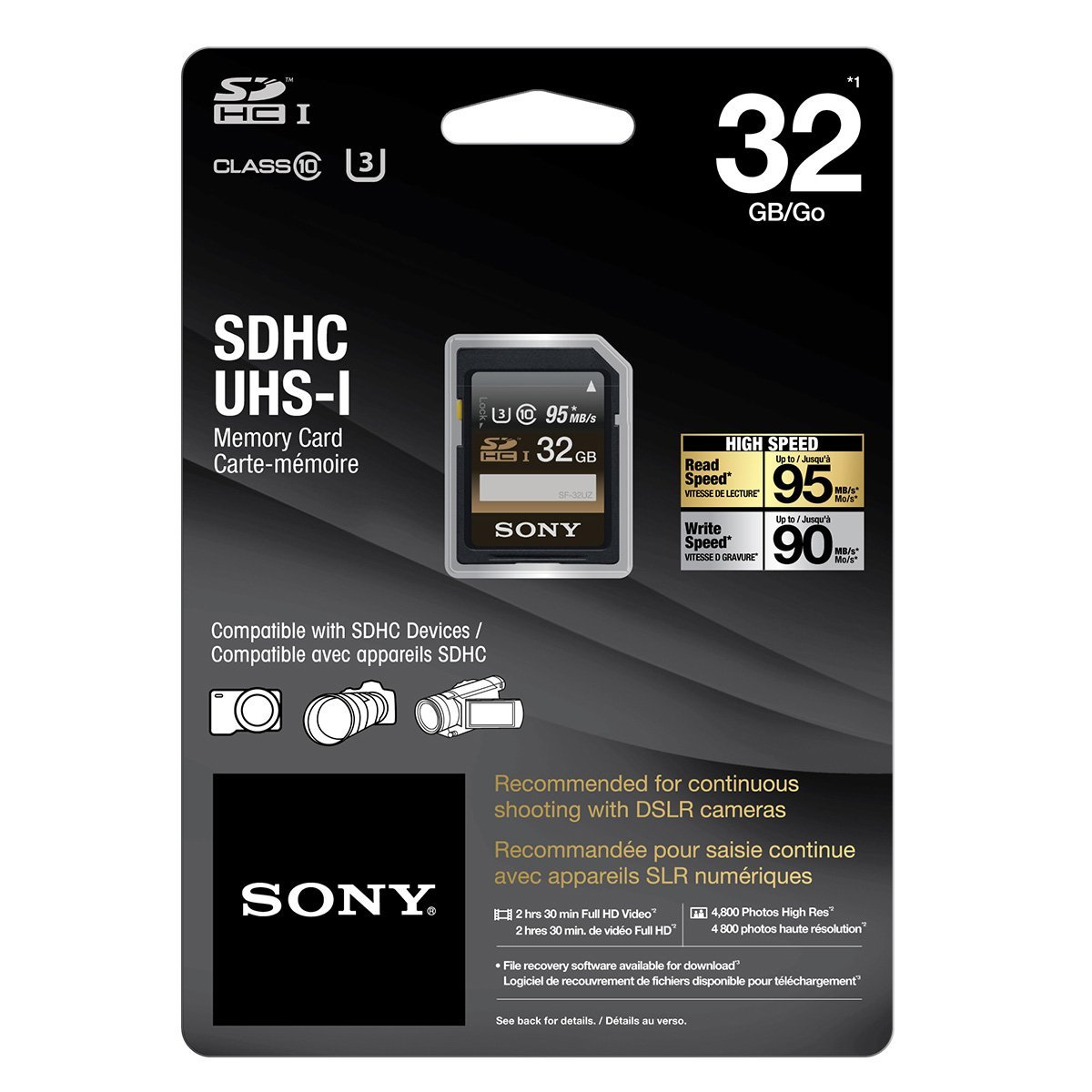 Memoria Sd 32Gb Clase 10 95Mb S Y 90Mb S Sony Sf32Uztqn