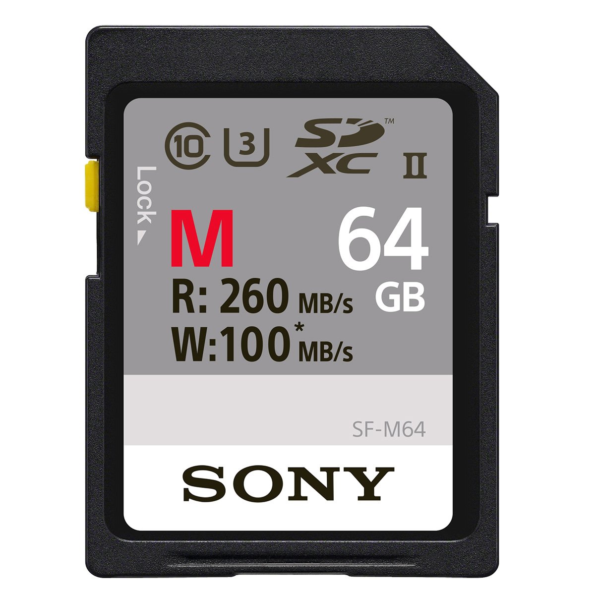 Memoria Sd 64Gb Clase 10 260Mb S Y 100Mb S Sony Sf-M64T