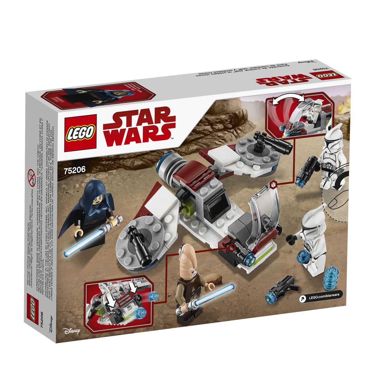 Star Wars Pack de Combate Jedi y Soldados Clones Lego