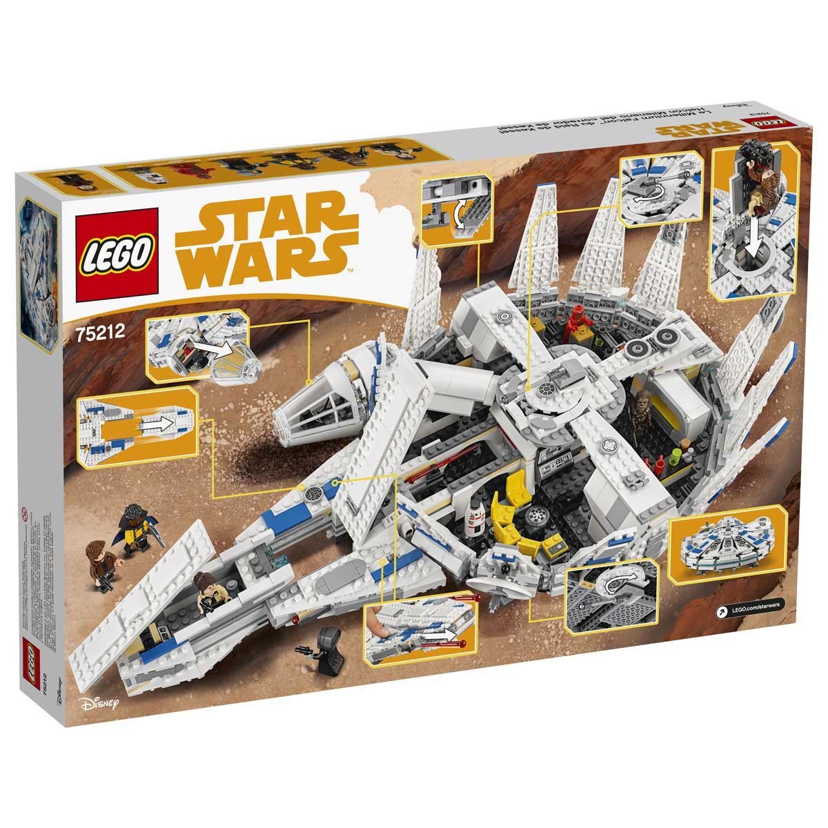 Star Wars Halc&oacute;n Milenario&nbsp;Del Corredor de Kessel Lego