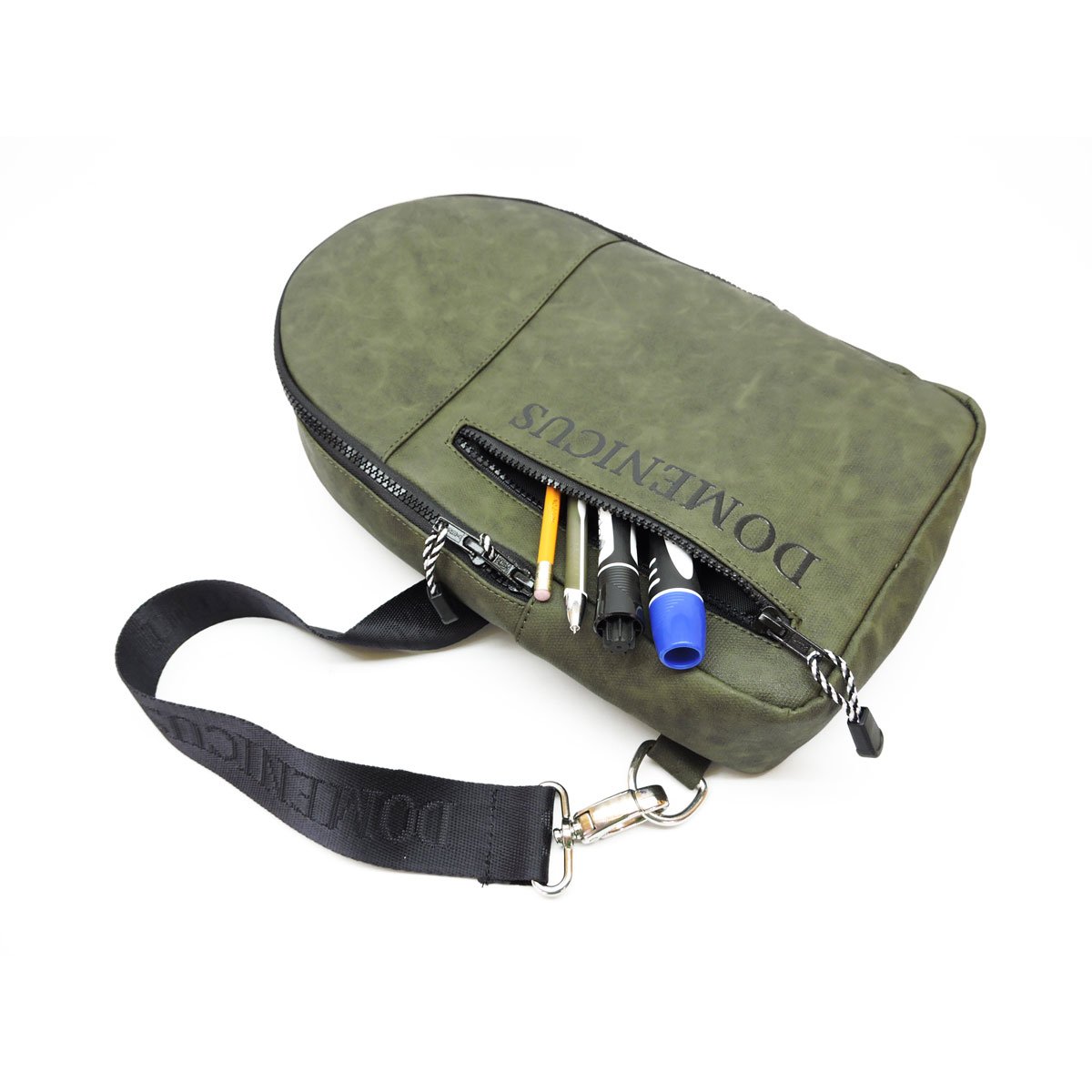Mini Back Pack Doble Posici&oacute;n Tono Militar Domenicus