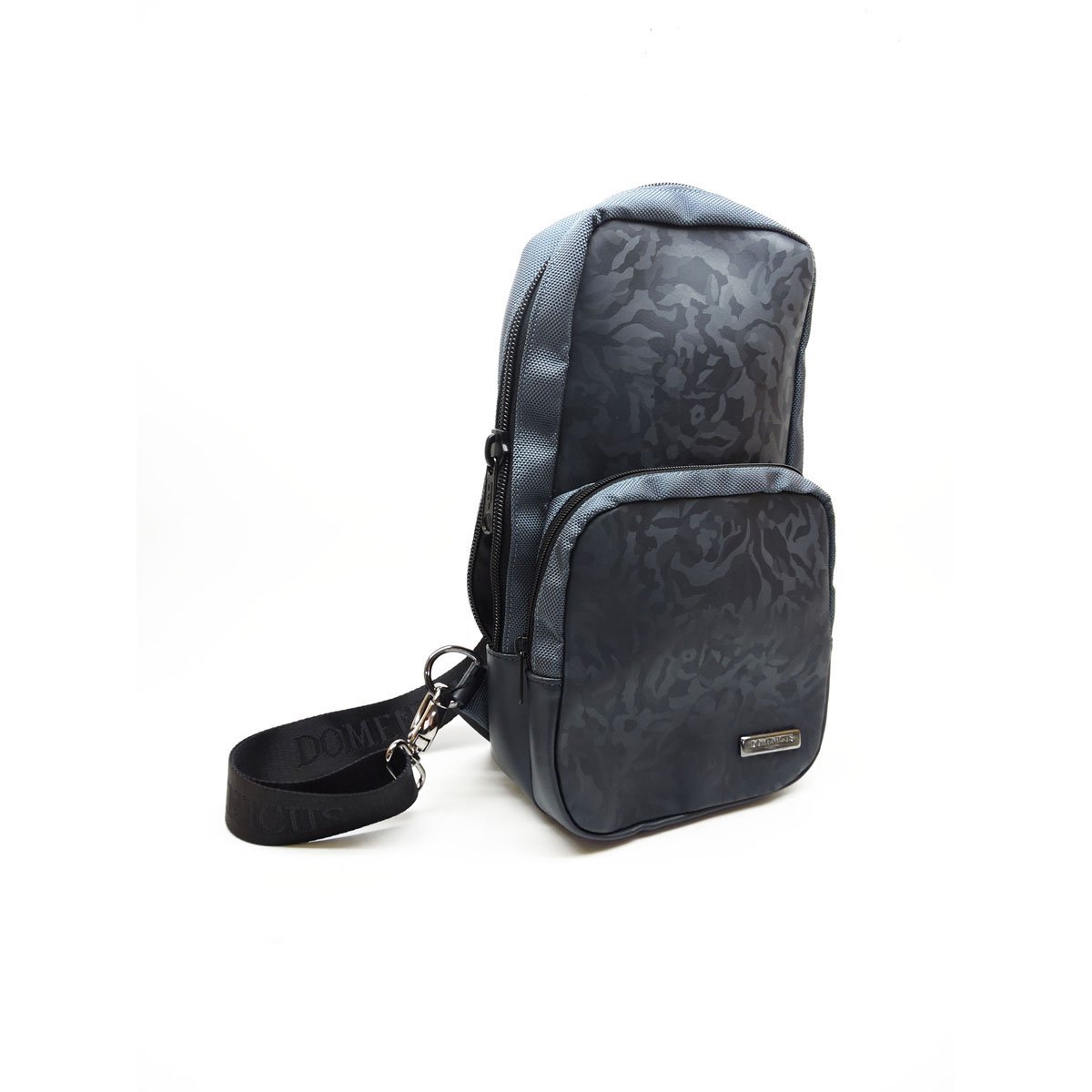 Mini Back Pack Doble Posici&oacute;n Textil Tono Marino Domenicus