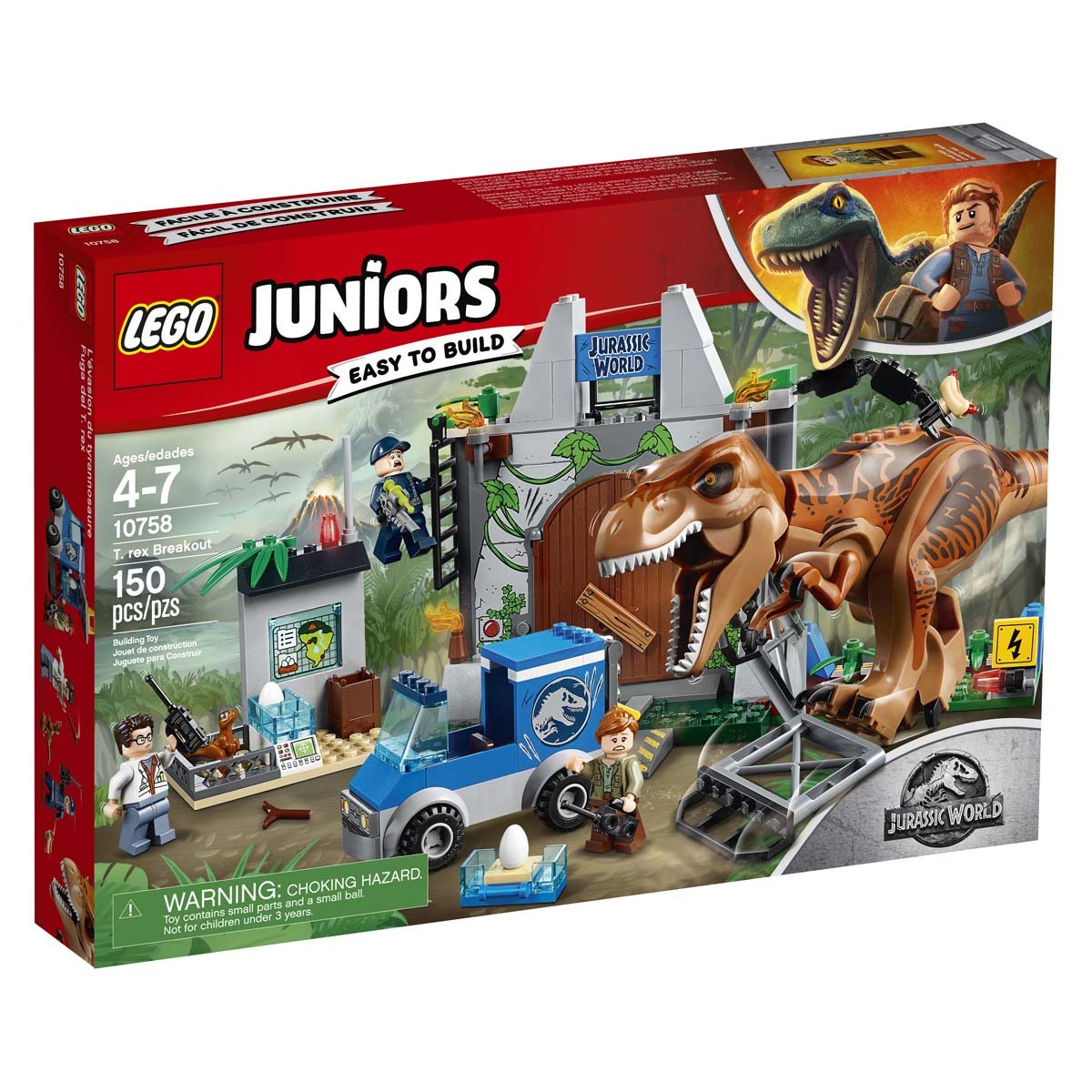 Jurassic World T Rex Attack Lego