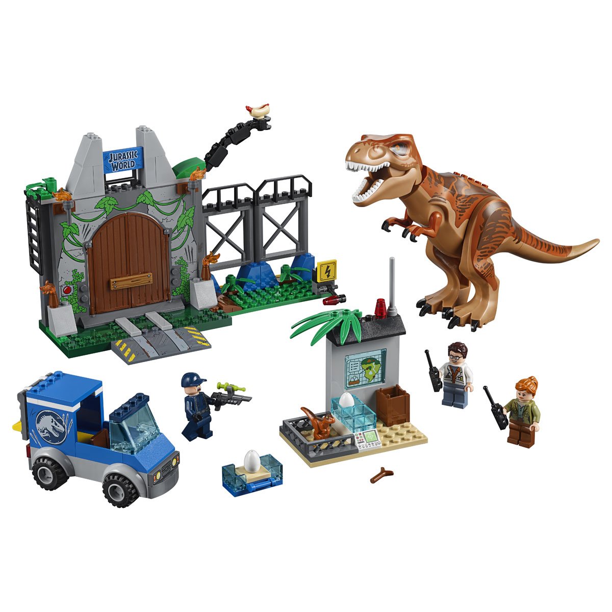 Jurassic World T Rex Attack Lego