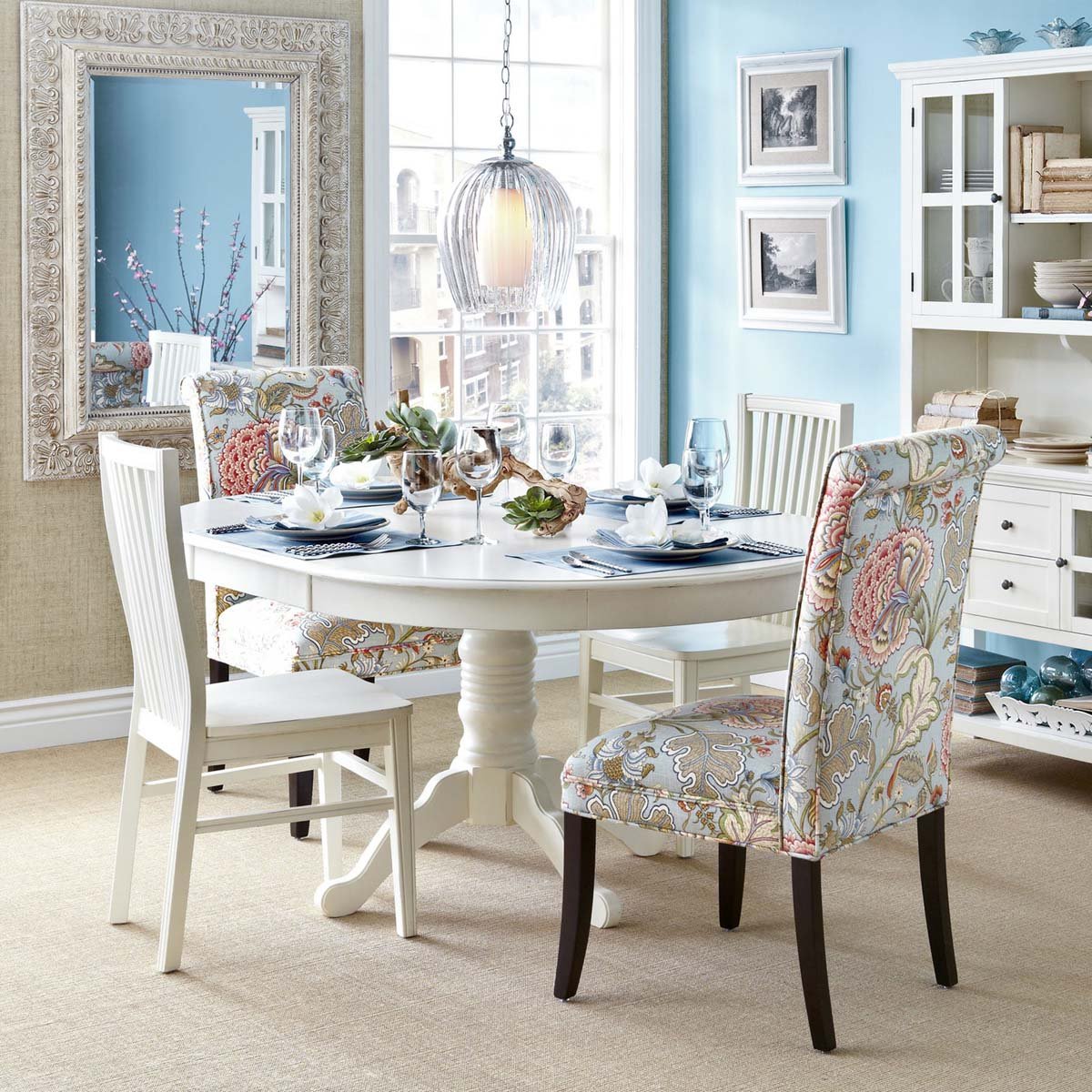 Round Dining Pier Dining Table Set Round Dining Pier Dining Room Sets Pier  Sage Round Piece Dining Set, image size:1200x1200