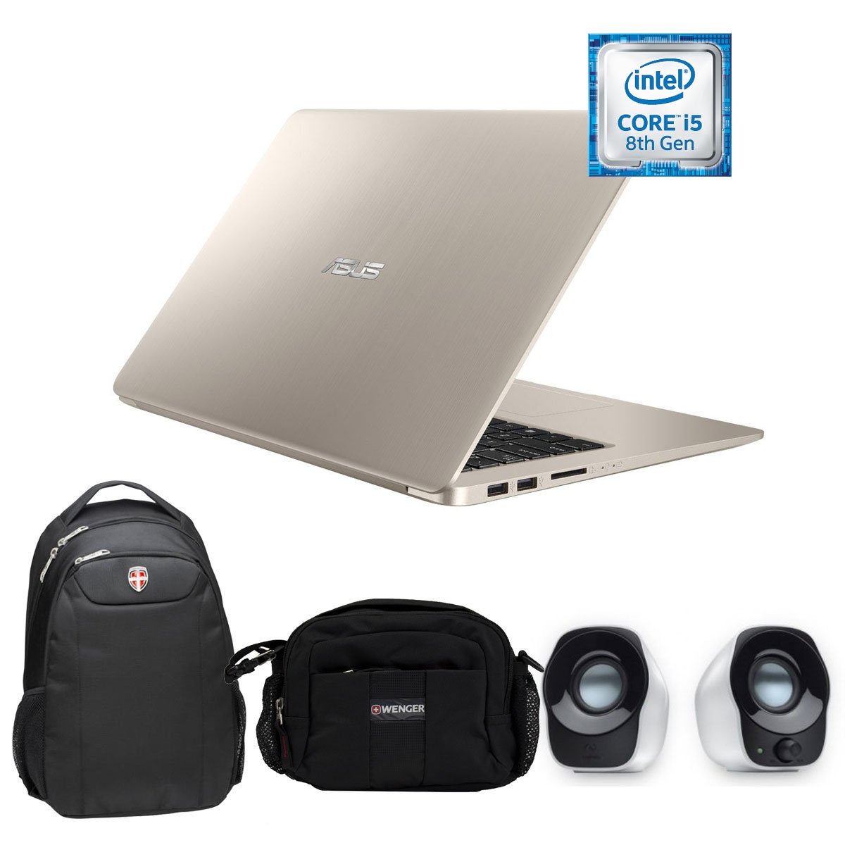 Paquete Laptop Asus S510Ur-Br175T+Back Pack