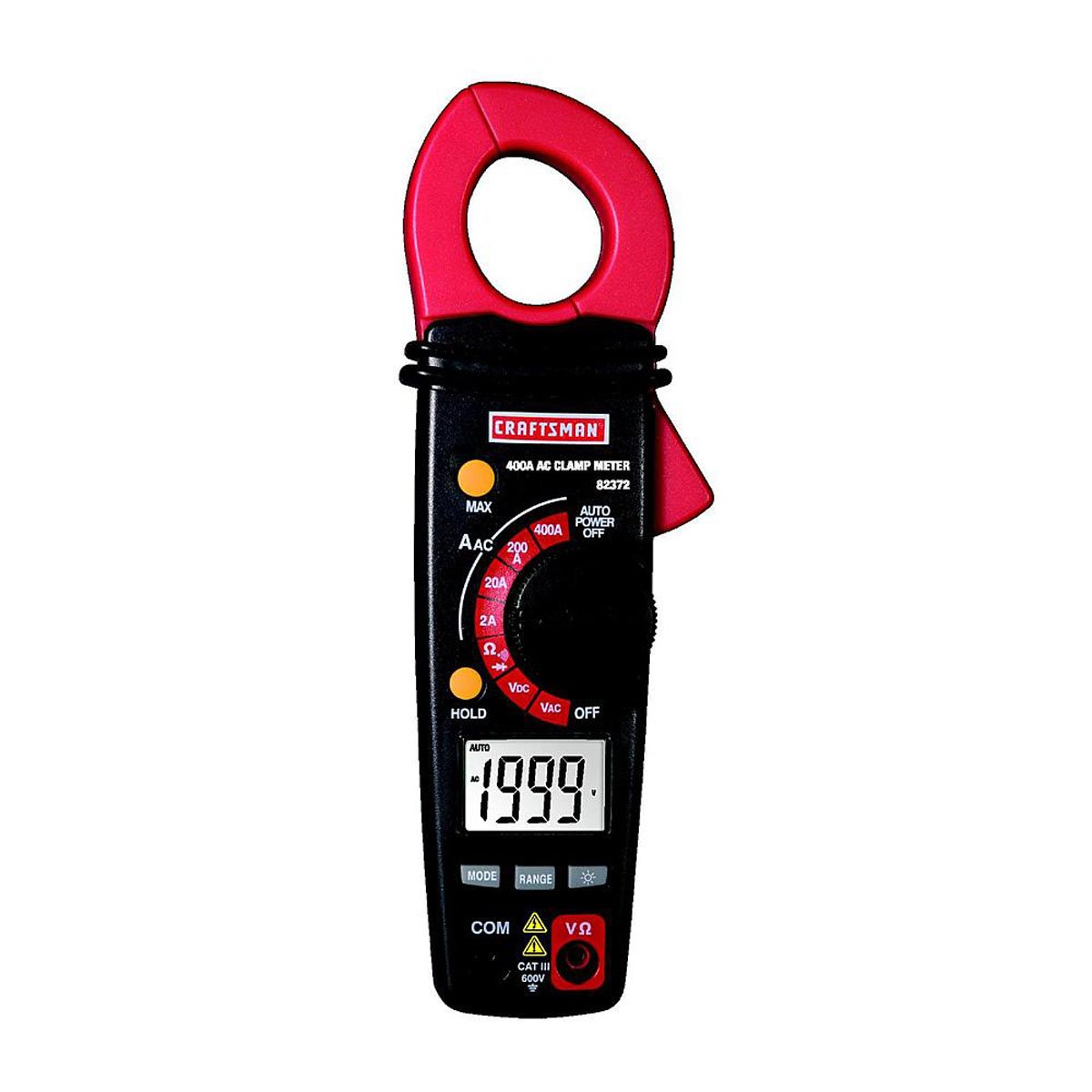 Amperímetro de Gancho Modelo 82372 Craftsman