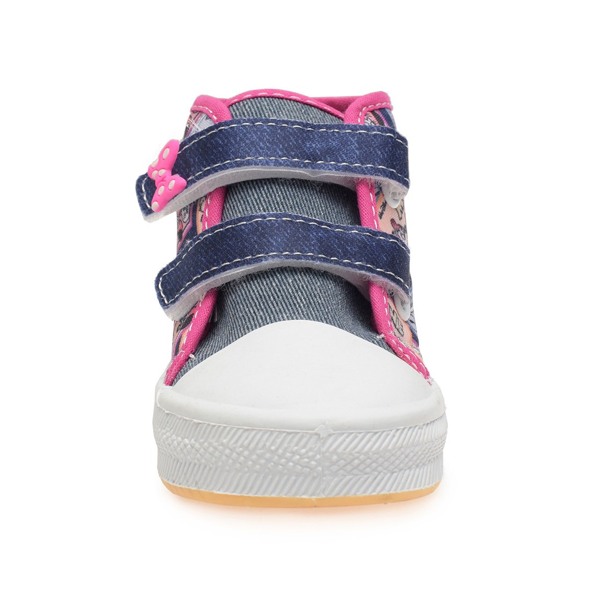 Tenis Bota Doble Velcro Minnie