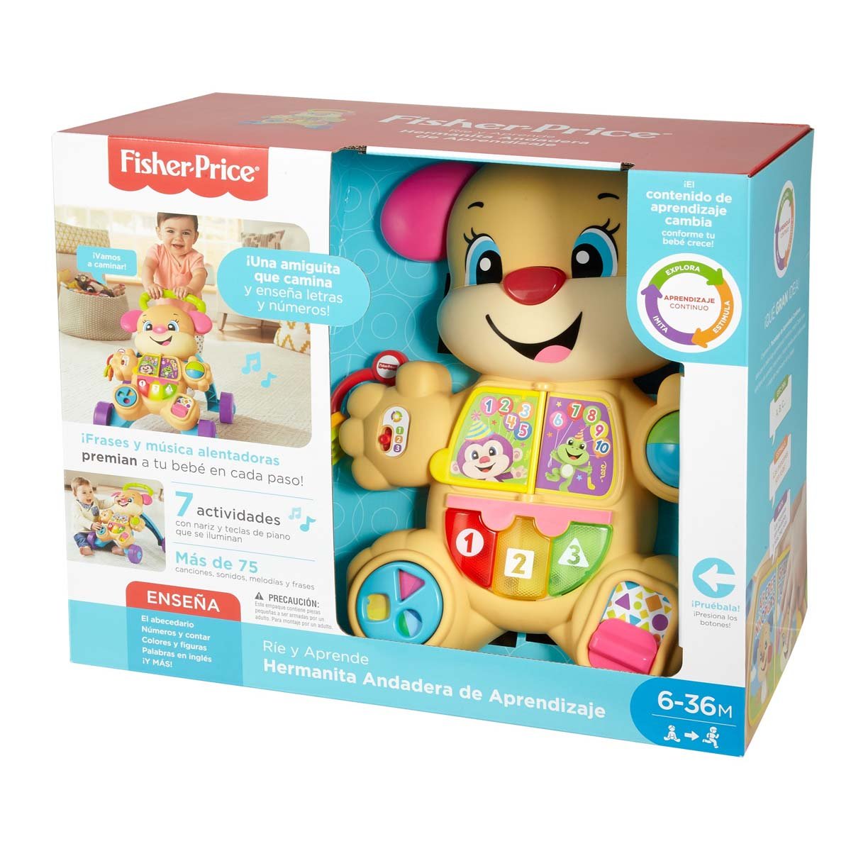 Fisher Price Laugh & Learn Hermanita Andadera de Aprendizaje Mattel