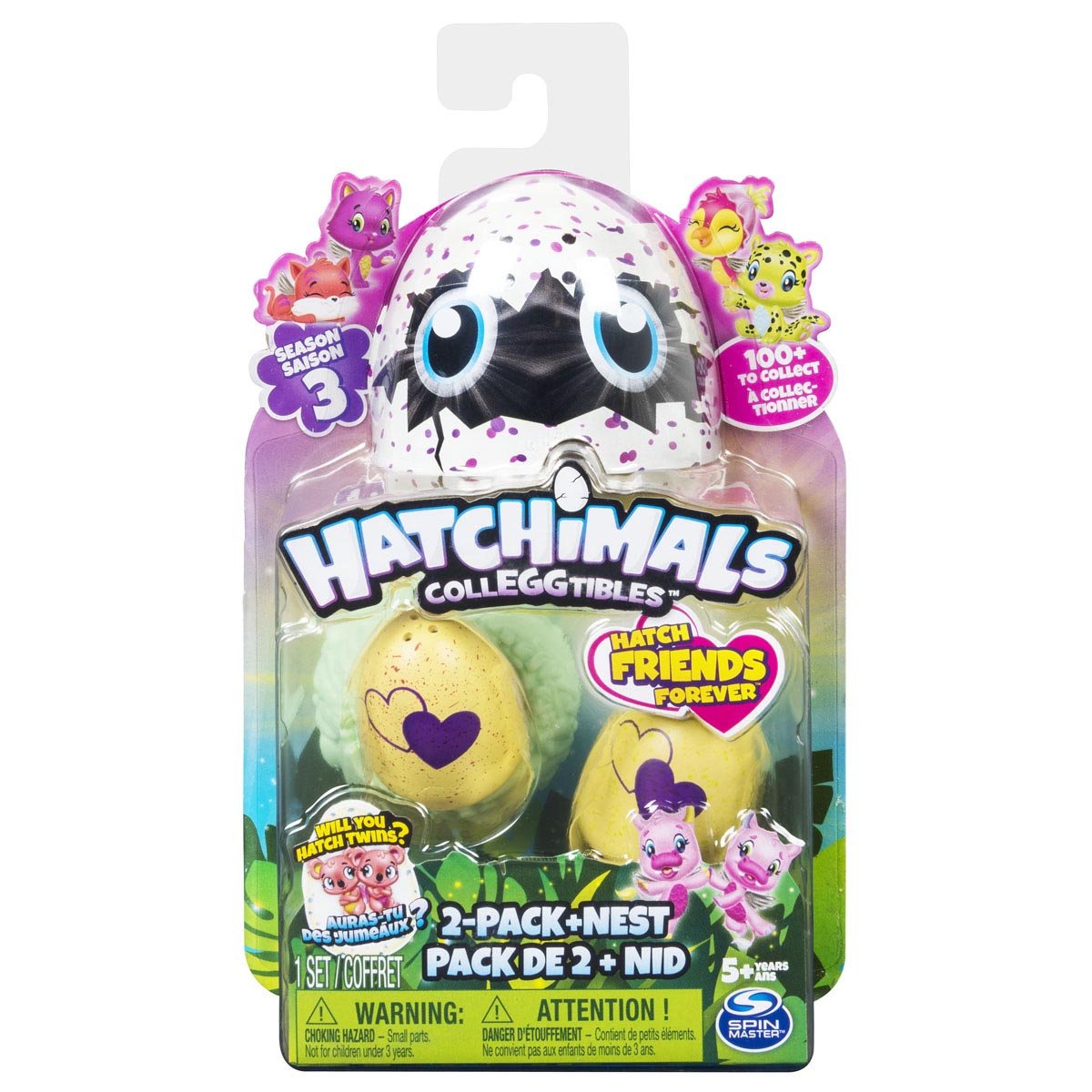 Hatchimals Nido Y 2 Figuras Spin Master