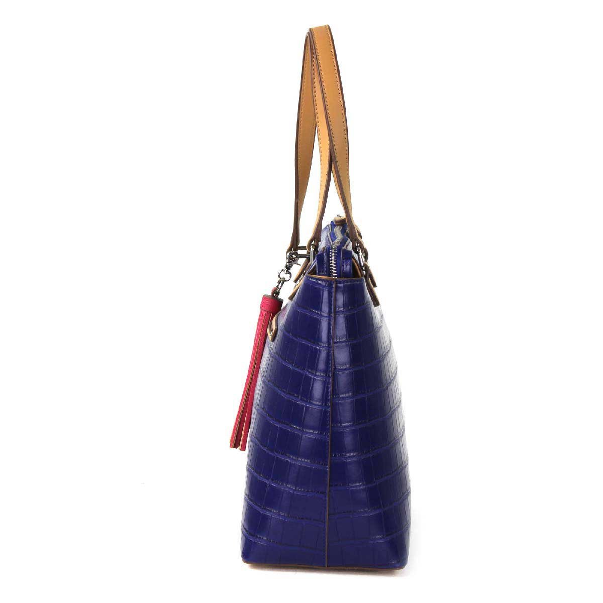 Bolsa Azul Estilo Tote Cloe