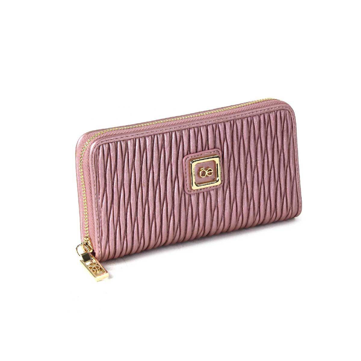 Cartera Rosa con Textura Cloe