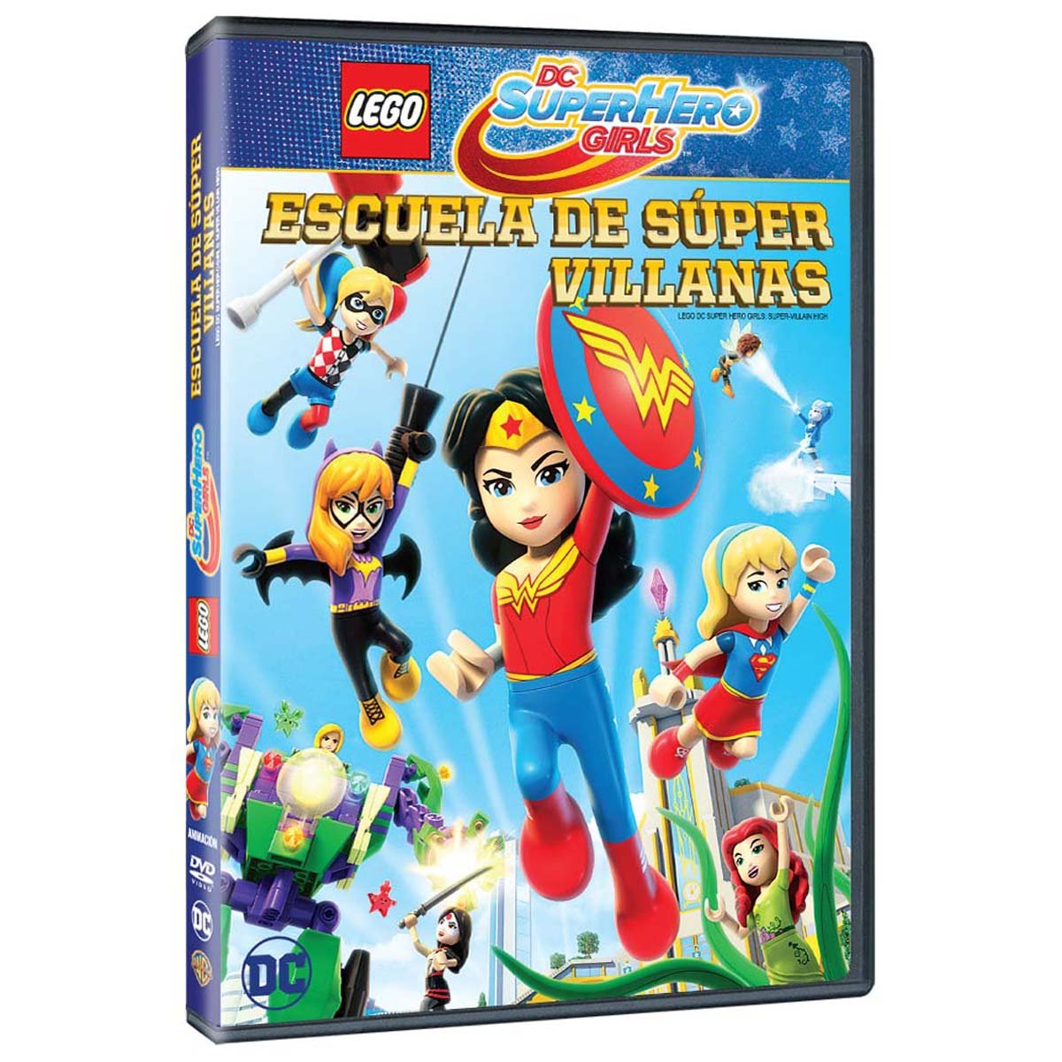 Dvd Lego Dc Super Hero Girls Escuela de Super Villanas