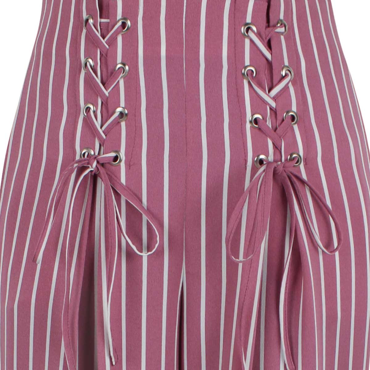 Pantalon a Rayas con Agujeta Basel