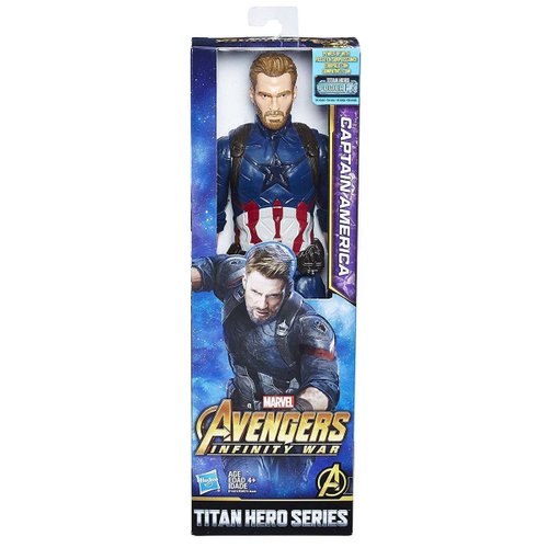 Marvel Figura de Acción Capitán América Titan Hero Series Hasbro