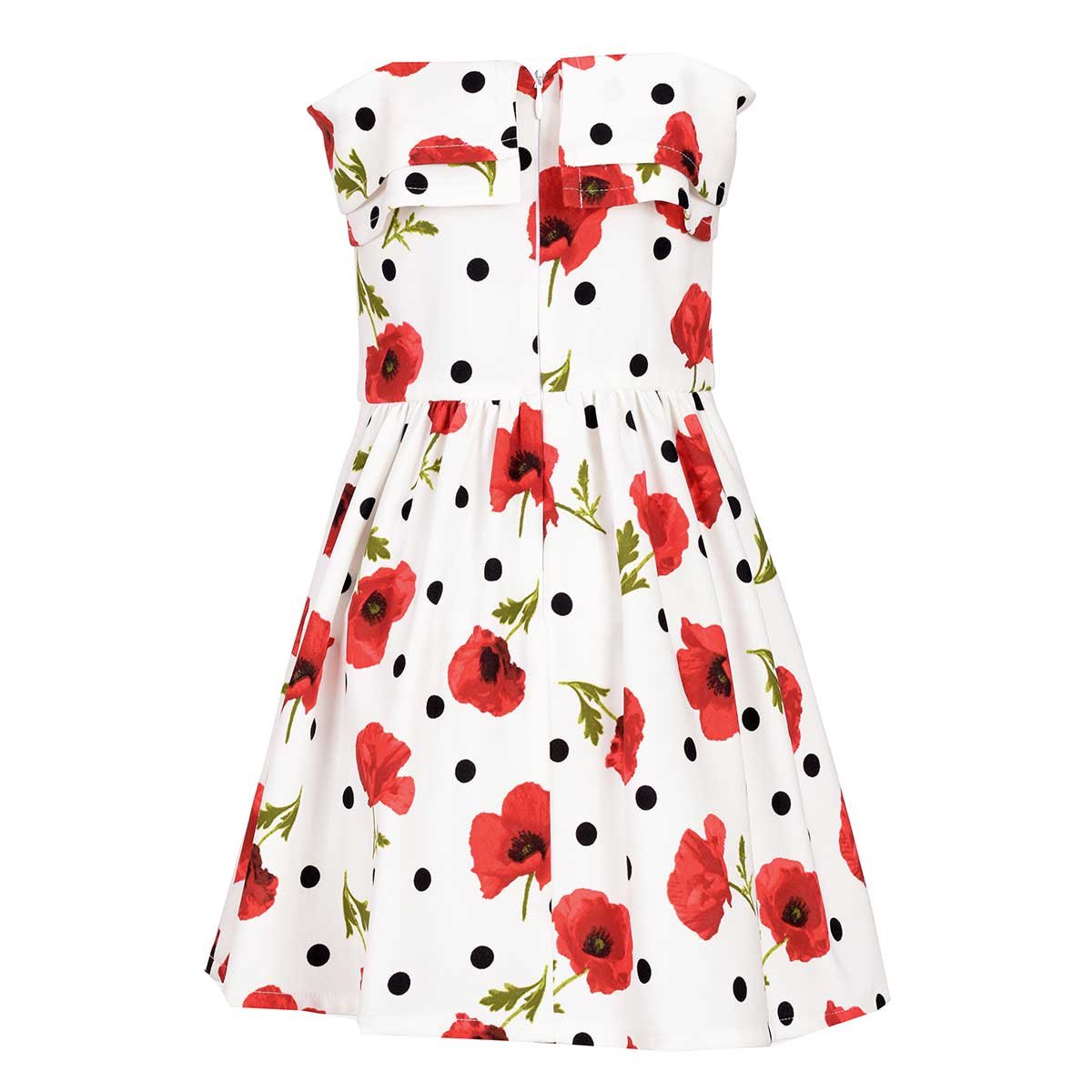 Vestido Floral con Puntos Philosophy Girls