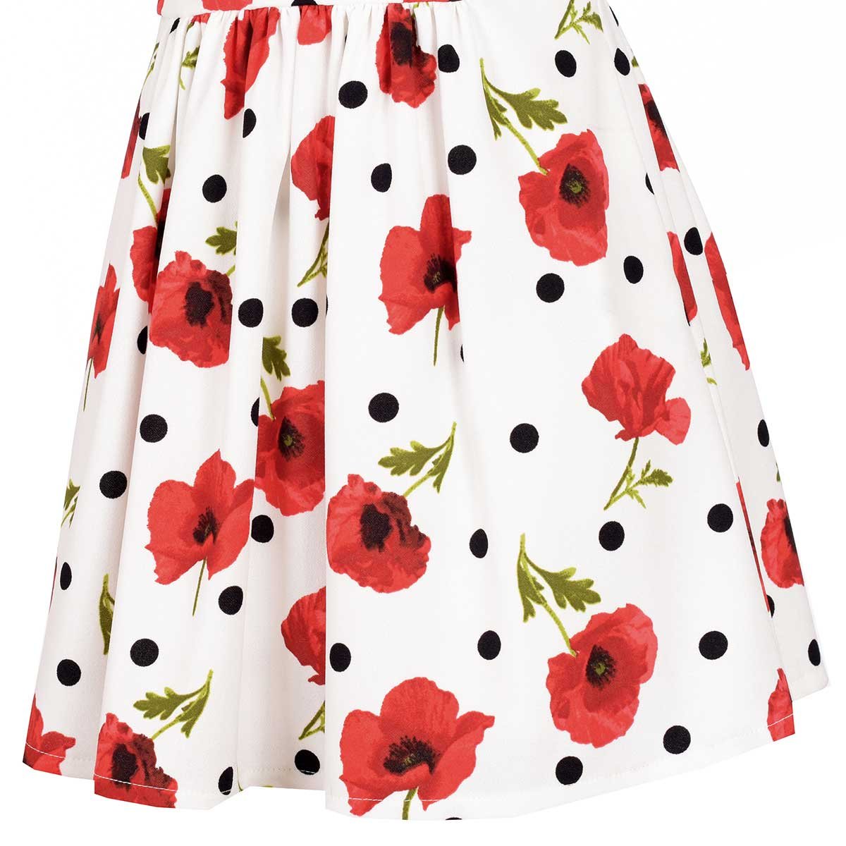 Vestido Floral con Puntos Philosophy Girls