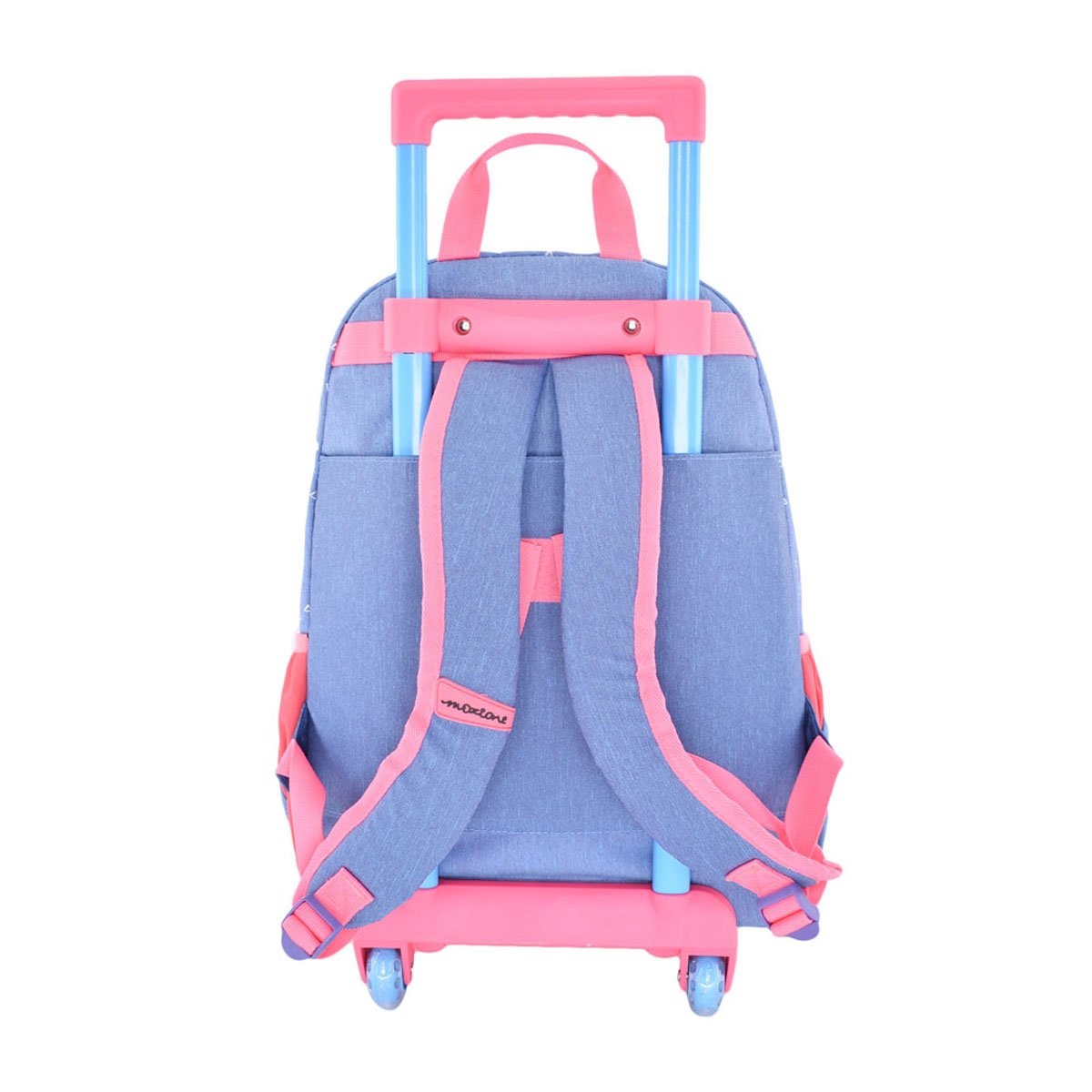 Mochila Tipo Backpack Rod Escolar Mozioni Celeste Mwe168240