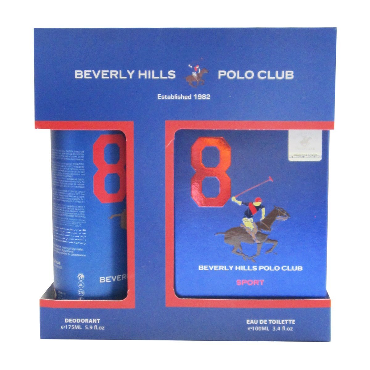 Estuche Fragancia Caballero Bh Polo Club Mens Gift Set Eight Edt 2 Piezas
