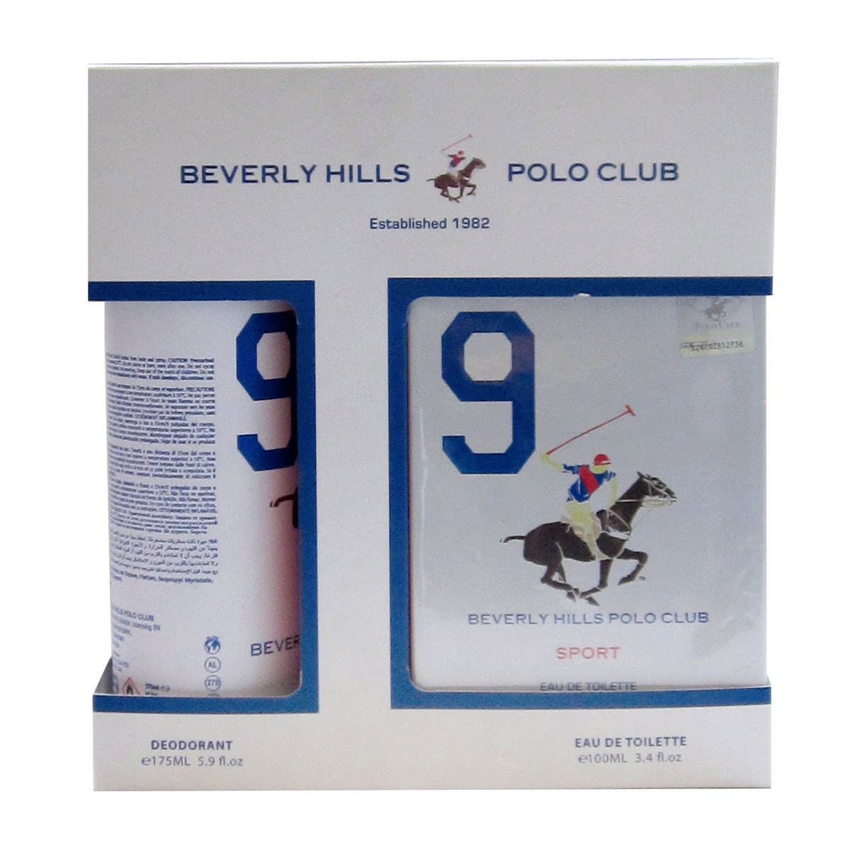 Estuche Fragancia Caballero Bh Polo Club Mens Gift Set Nine Edt 2 Piezas