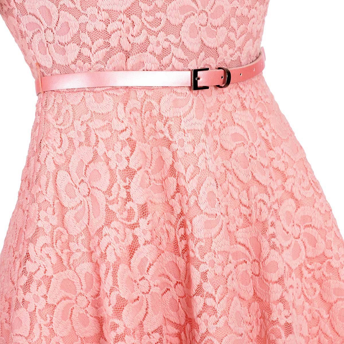 Vestido de Fiesta Corto Falda Circular de Encaje Philosophy Jr Nights