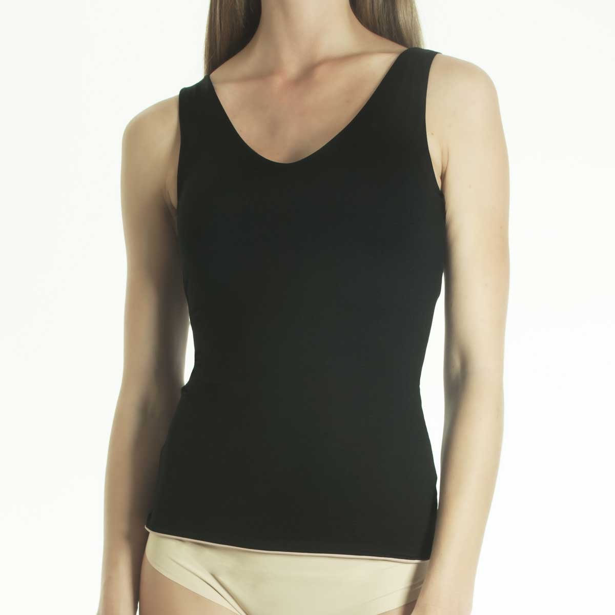 Camisa Lisa Doble Vista Body Control