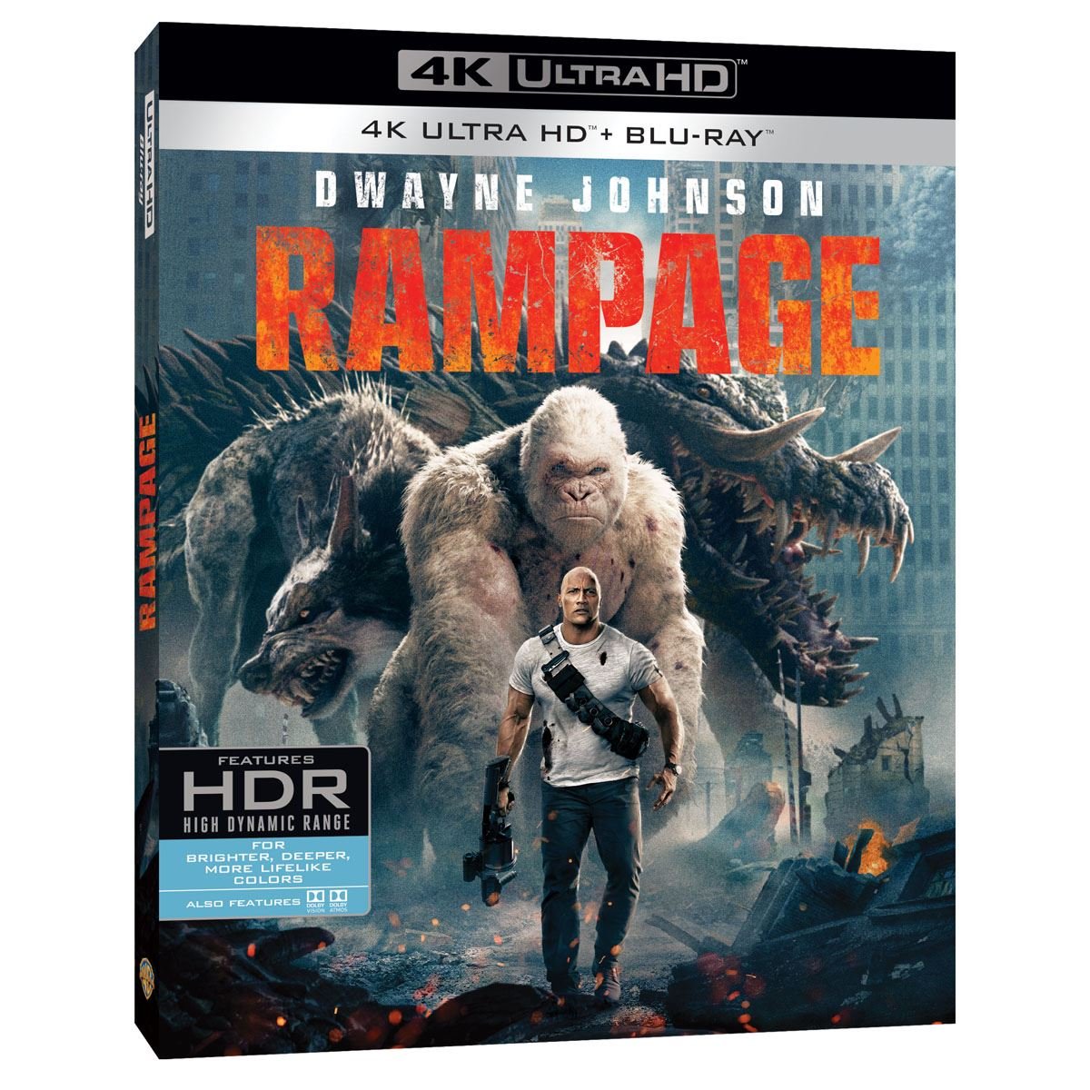 Blu Ray 4K Uhd  Rampage: Devastación