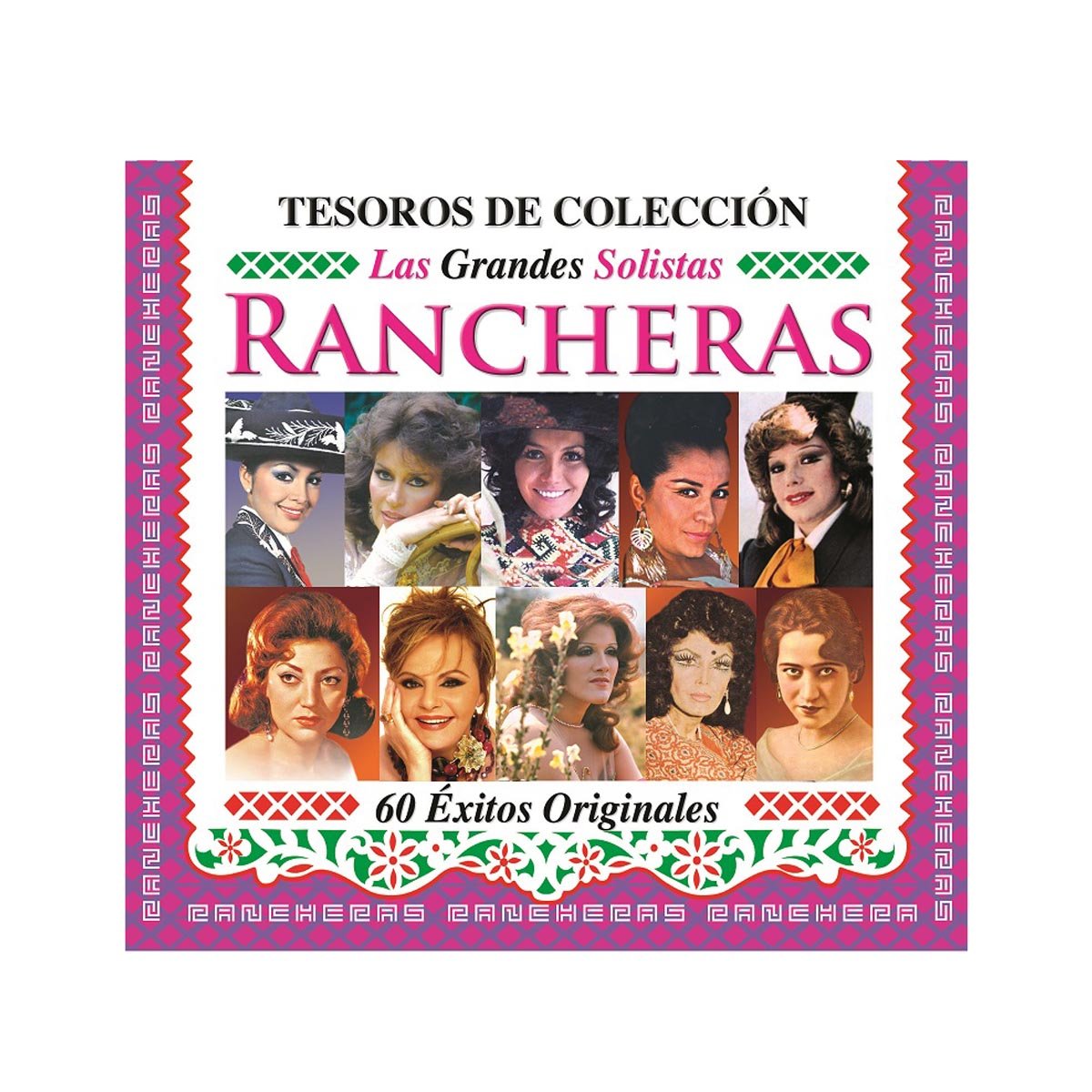 3 Cds las Grandes Solistas Rancheros Tesoros de Colección