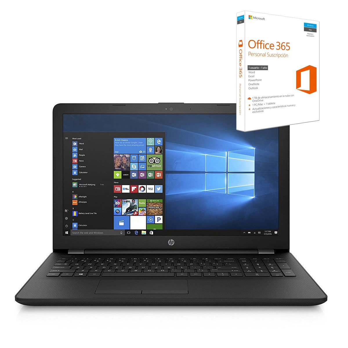 Paquete Laptop 15Bs040 Hp+ Office 365