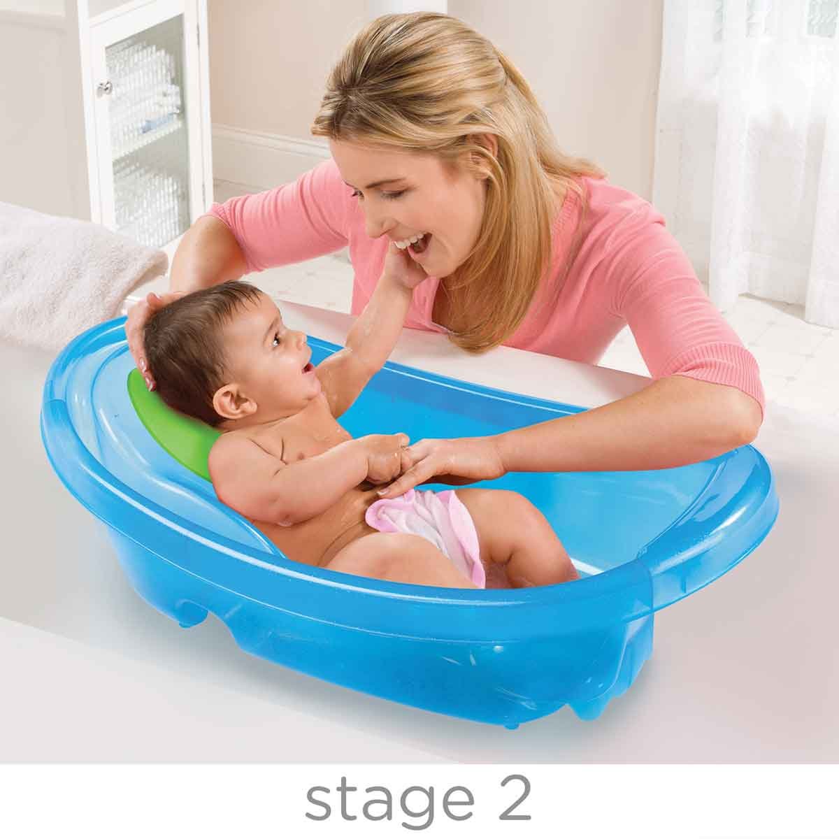 Bañera con Hamaca Sparkle And Splash Blue Summer Infanti