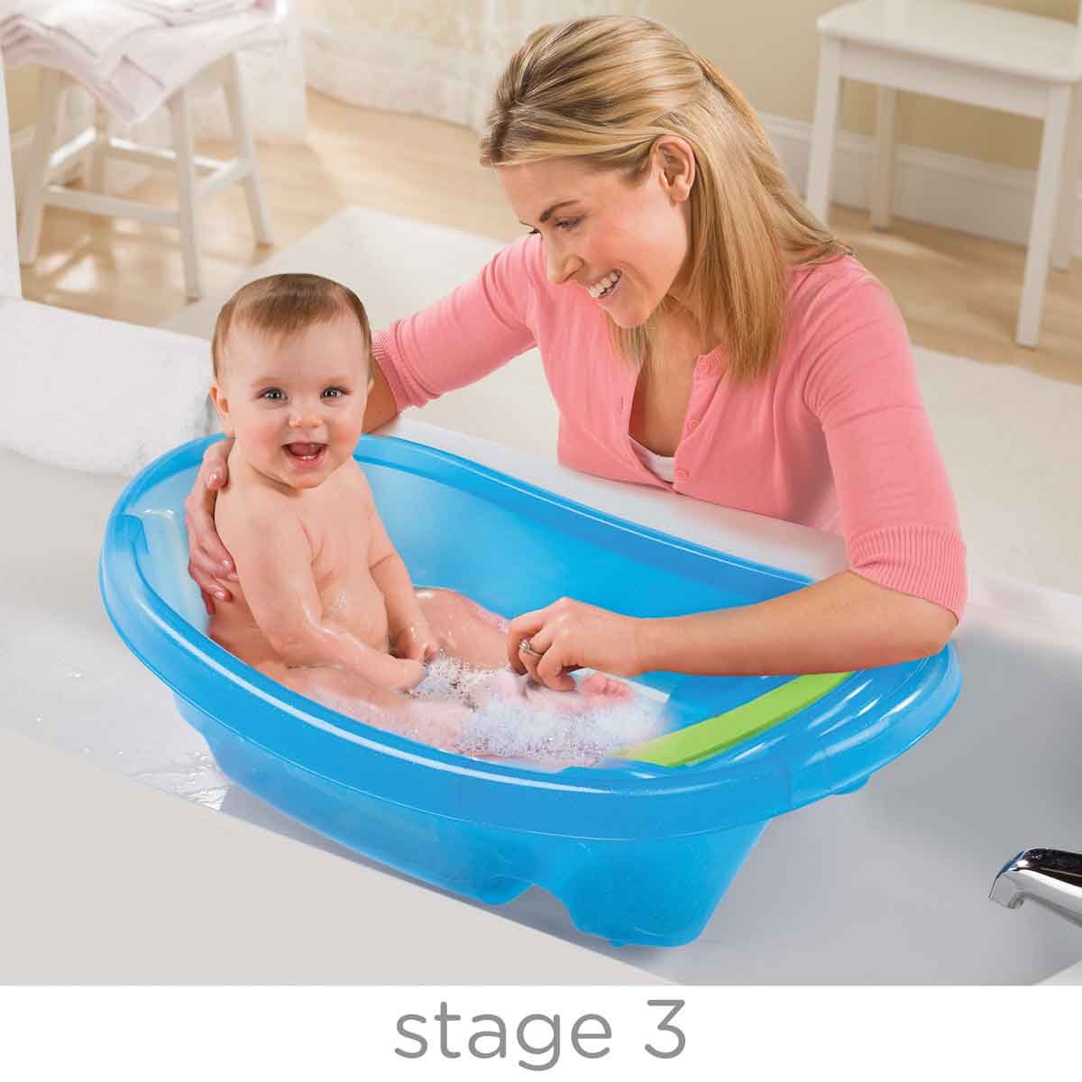 Bañera con Hamaca Sparkle And Splash Blue Summer Infanti