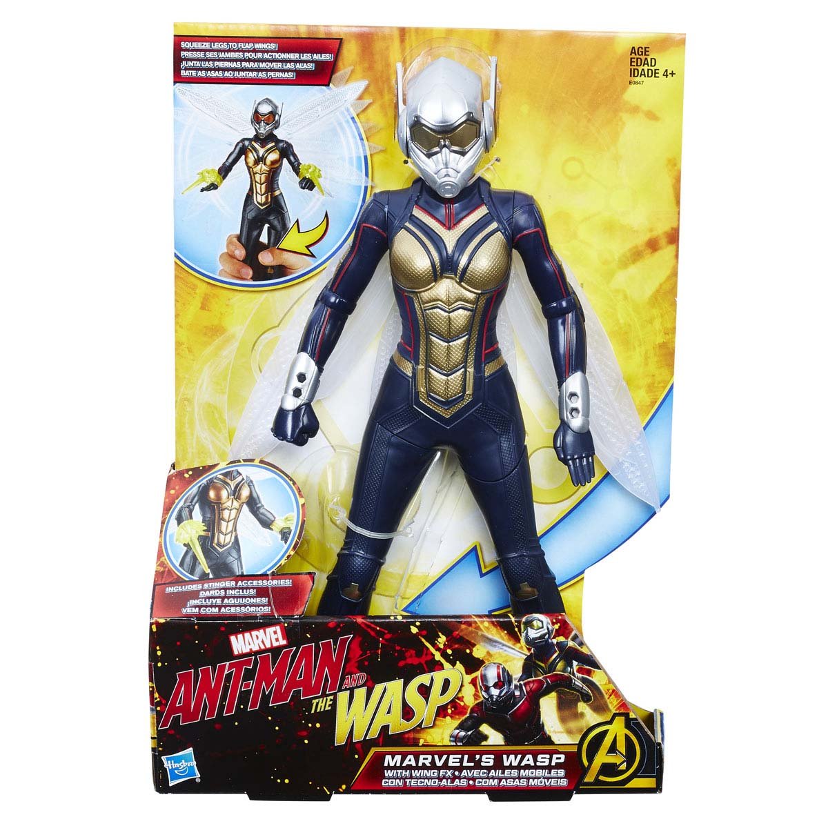 Marvel Figura de Acción The Wasp con Alas Móviles Hasbro