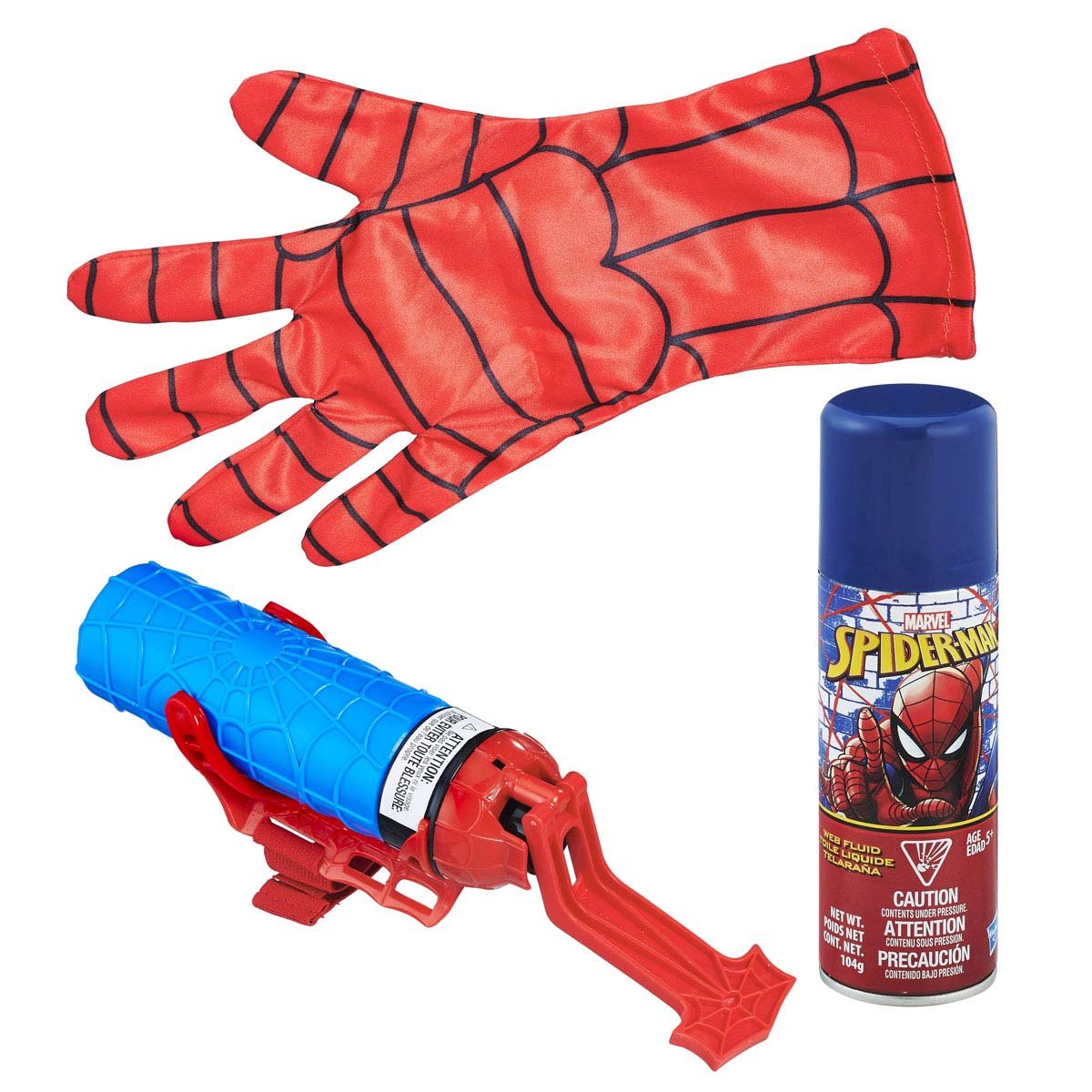 mano de spiderman juguete