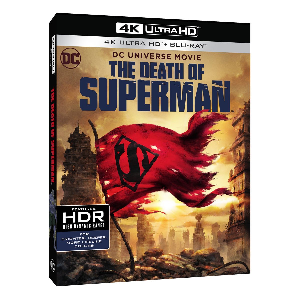 4K Ultra Hd + Blu Ray la Muerte de Superman