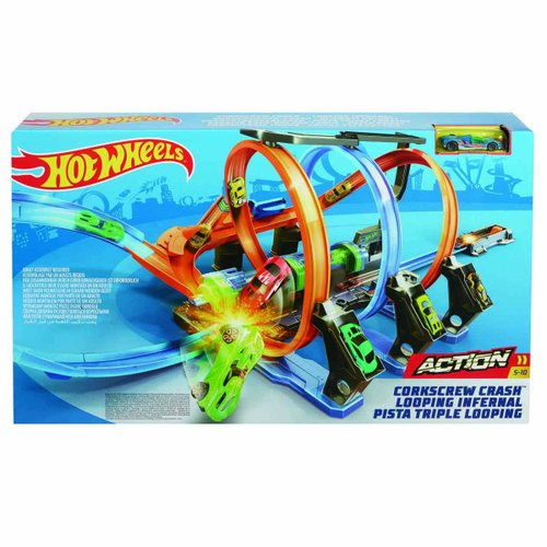 Hot Wheels Espiral de Choques Mattel