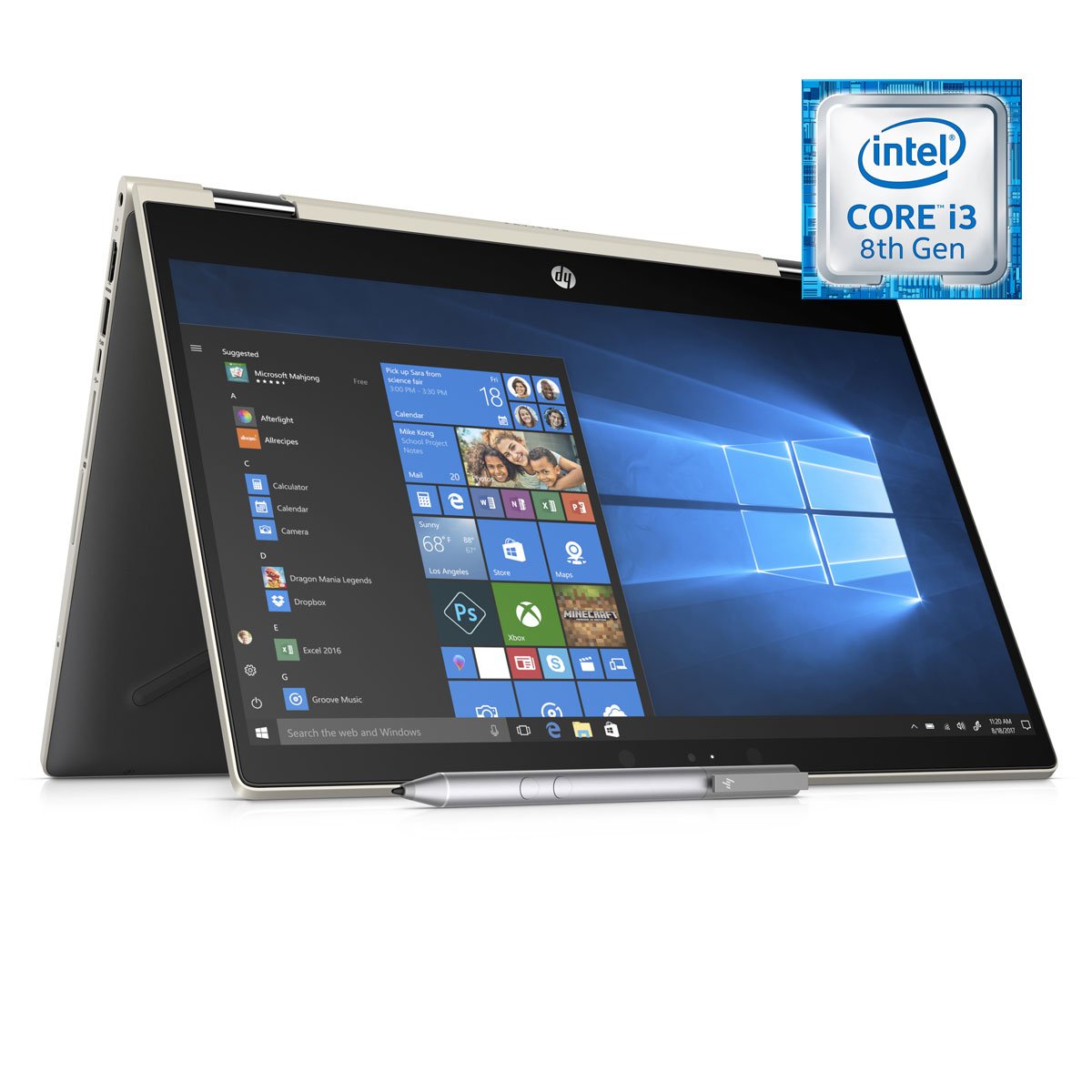 Paquete Laptop Pavilion 2 en 1 X360 14-Cd0004 Hp