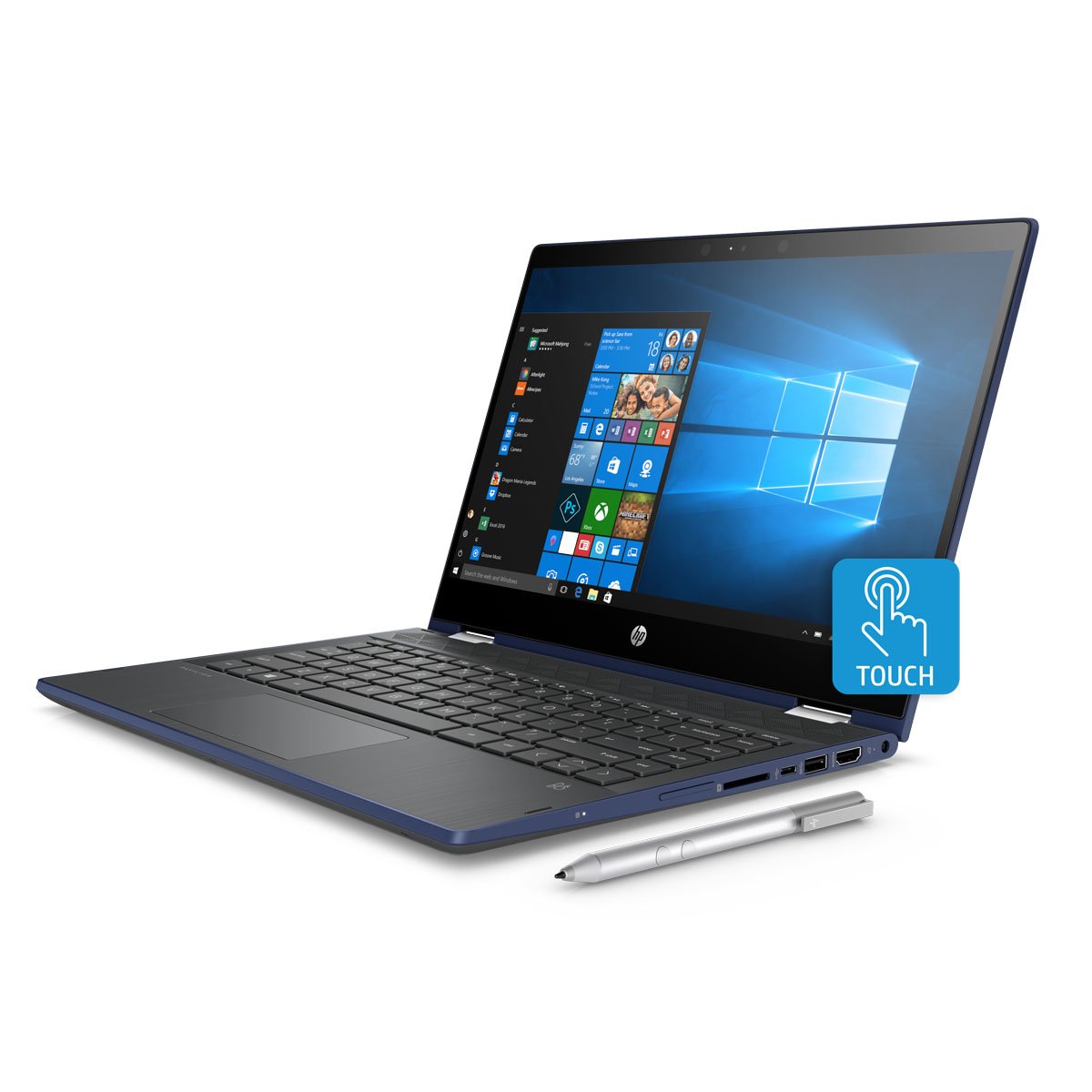 Paquete Laptop Pavilion 2 en 1 X360 14-Cd0004 Hp