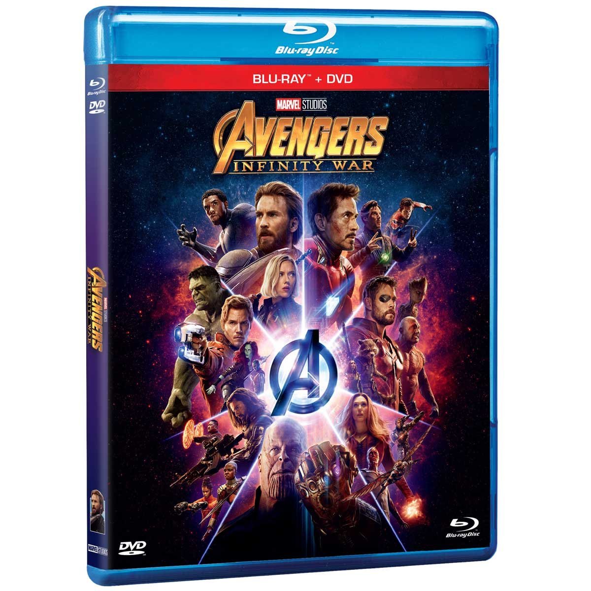 Blu Ray + Dvd Avengers Infinity War
