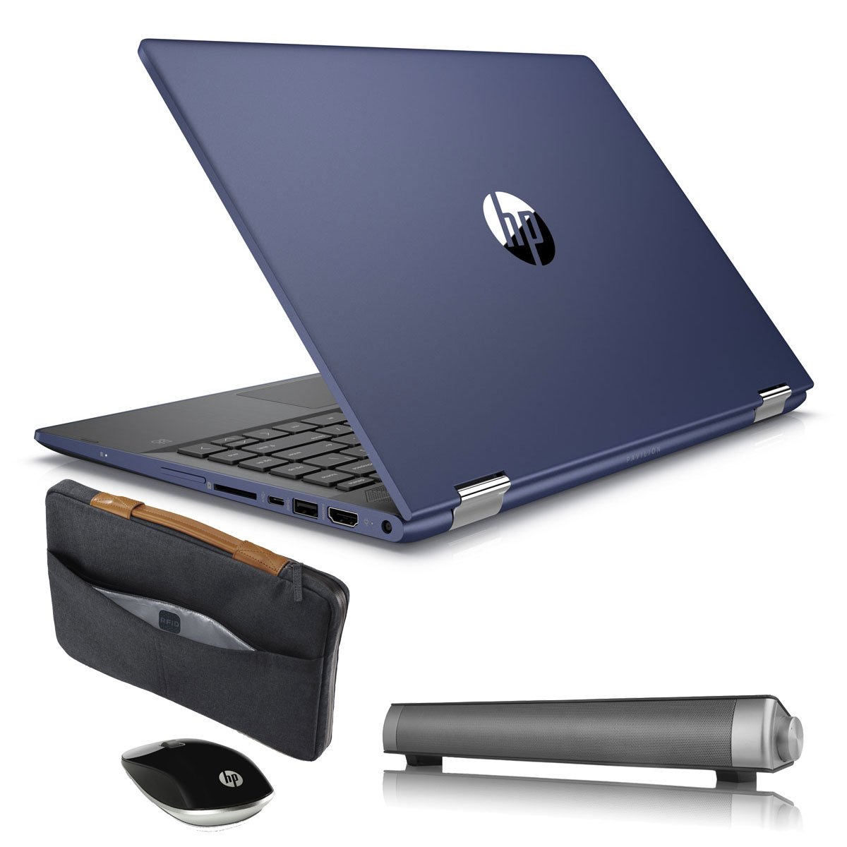 Paquete Laptop Pavilion 2 en 1 X360 14-Cd0004 Hp