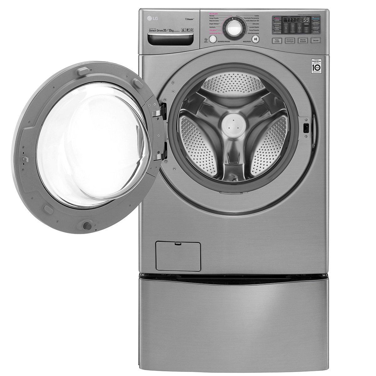 Lavadora y Lavasecadora LG Twin Wash Carga Frontal 3.5 y 18 kg