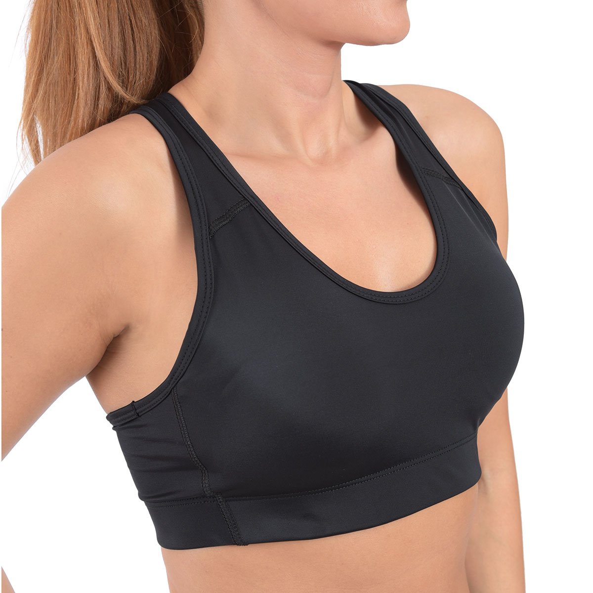 Top Básico con Copas de Naylon For Intelligent Trainers  para Mujer